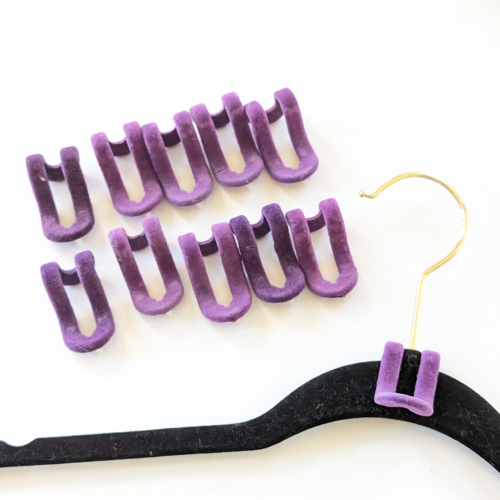 Velvet Hanger Clips